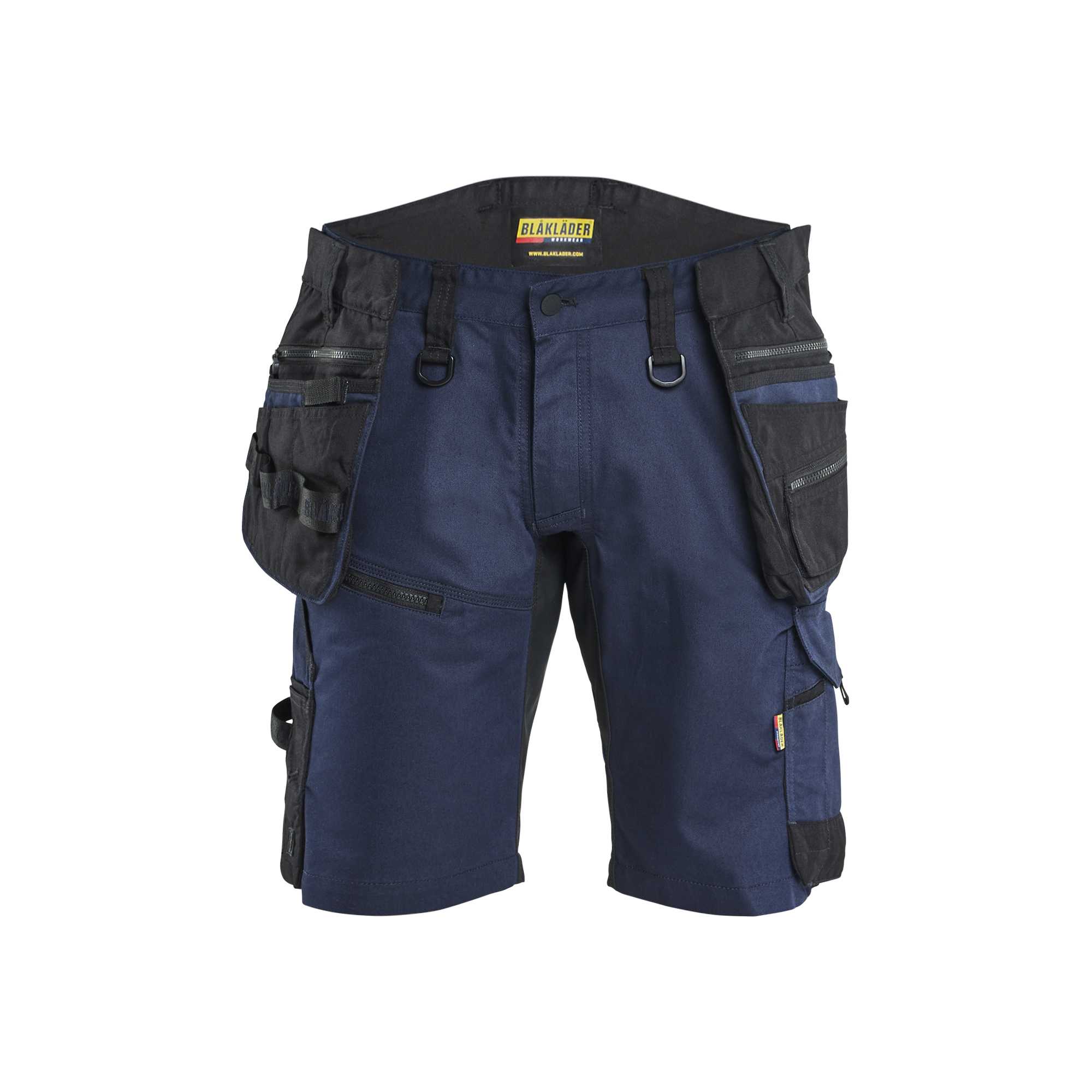 BLAKLADER 19721149 | STRIKER Craftsman Shorts with stretch Work Shorts Men - CORDURA Denim